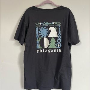 Patagonia Black Graphic Tee